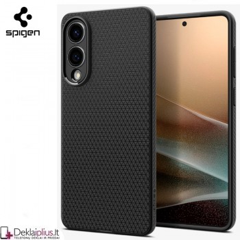 Spigen Liquid Air guminis dėklas - juodas (Samsung Galaxy S25 Edge)
